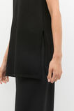 Compact Crepe Knit Tunic  Black  hi-res