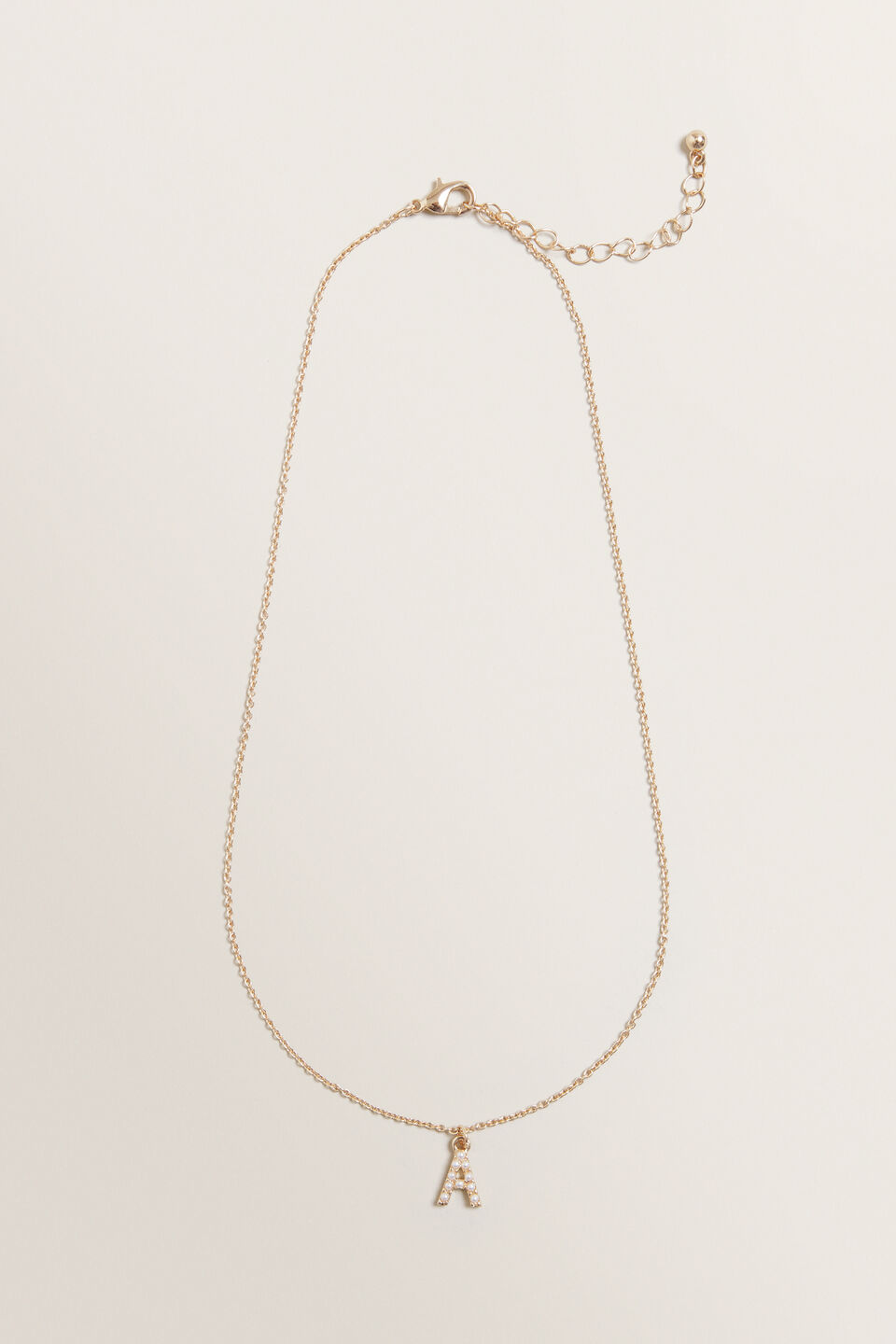 Initial Pearl Necklace  