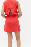 Tie Waist Skirt  Strawberry Red  hi-res