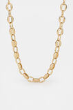 Luxe Round Link Necklace  Gold  hi-res