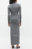 Ruched Jersey Midi Dress  Wolf  hi-res