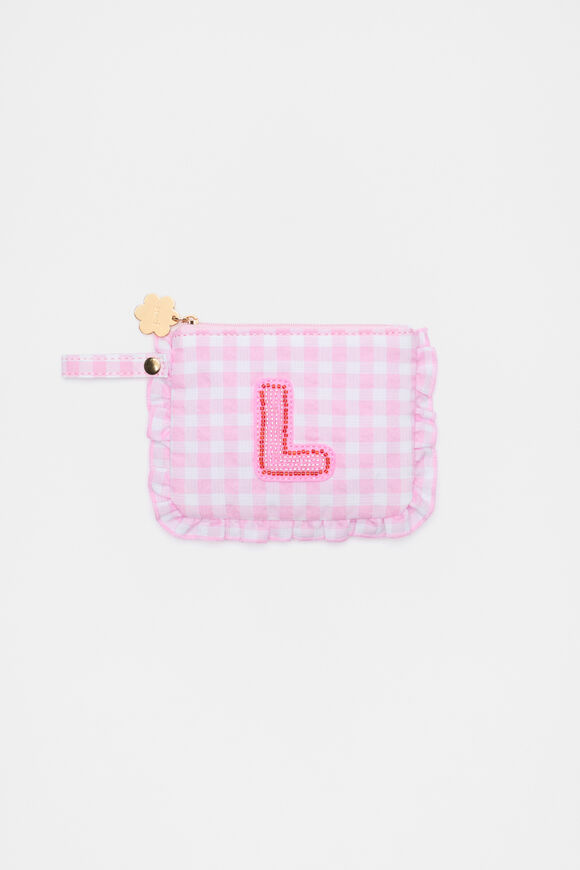 Beaded Initial Purse  L  hi-res
