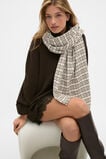Multi Check Scarf  Cocoa  hi-res
