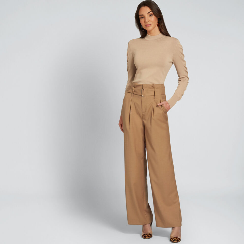 High Waist Belted Pant  