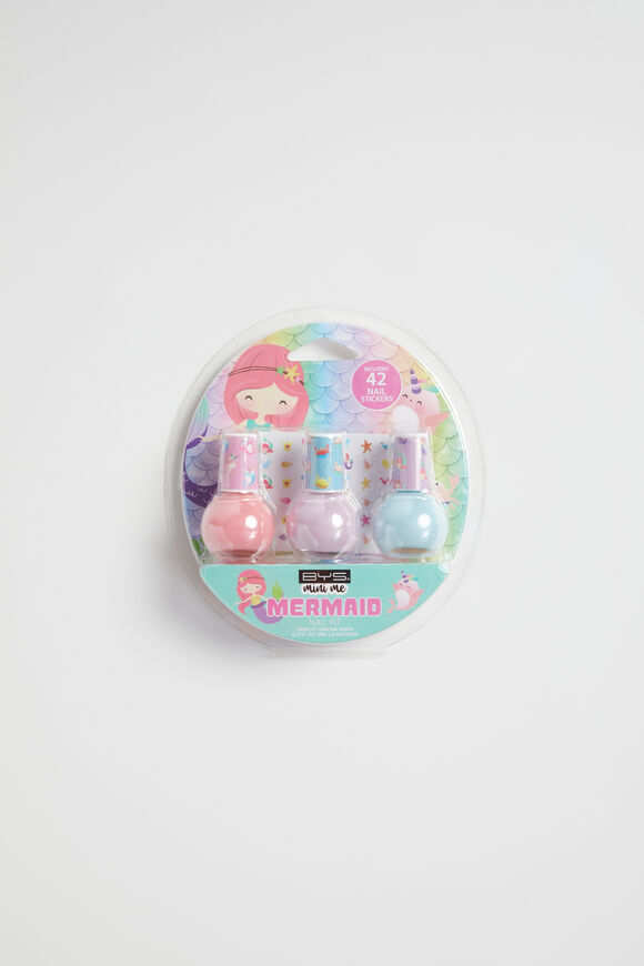 Mermaid Nail Polish 3 Pack  Multi  hi-res