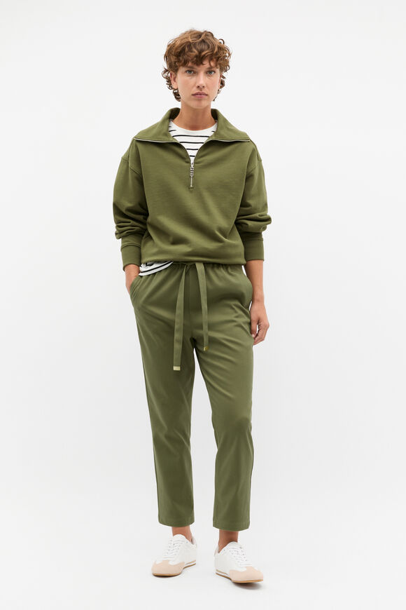 Core Heritage Half Zip Sweat  Rainforest  hi-res