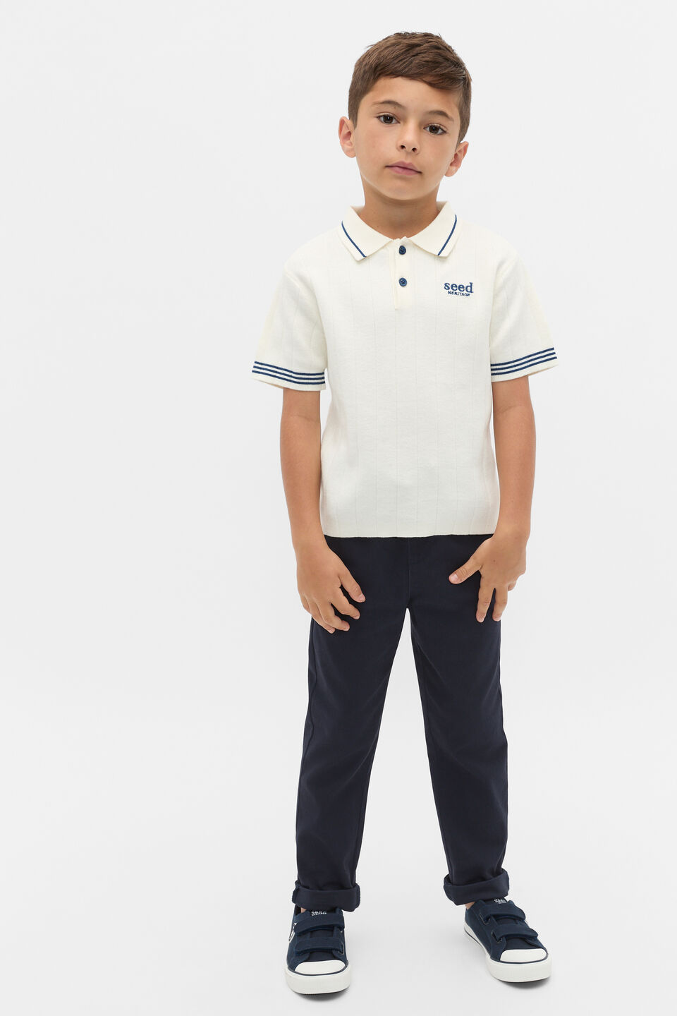 Core Logo Chino  Midnight Blue