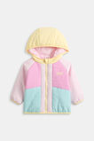 Colourblock Logo Spray Jacket  Pink Lemonade  hi-res
