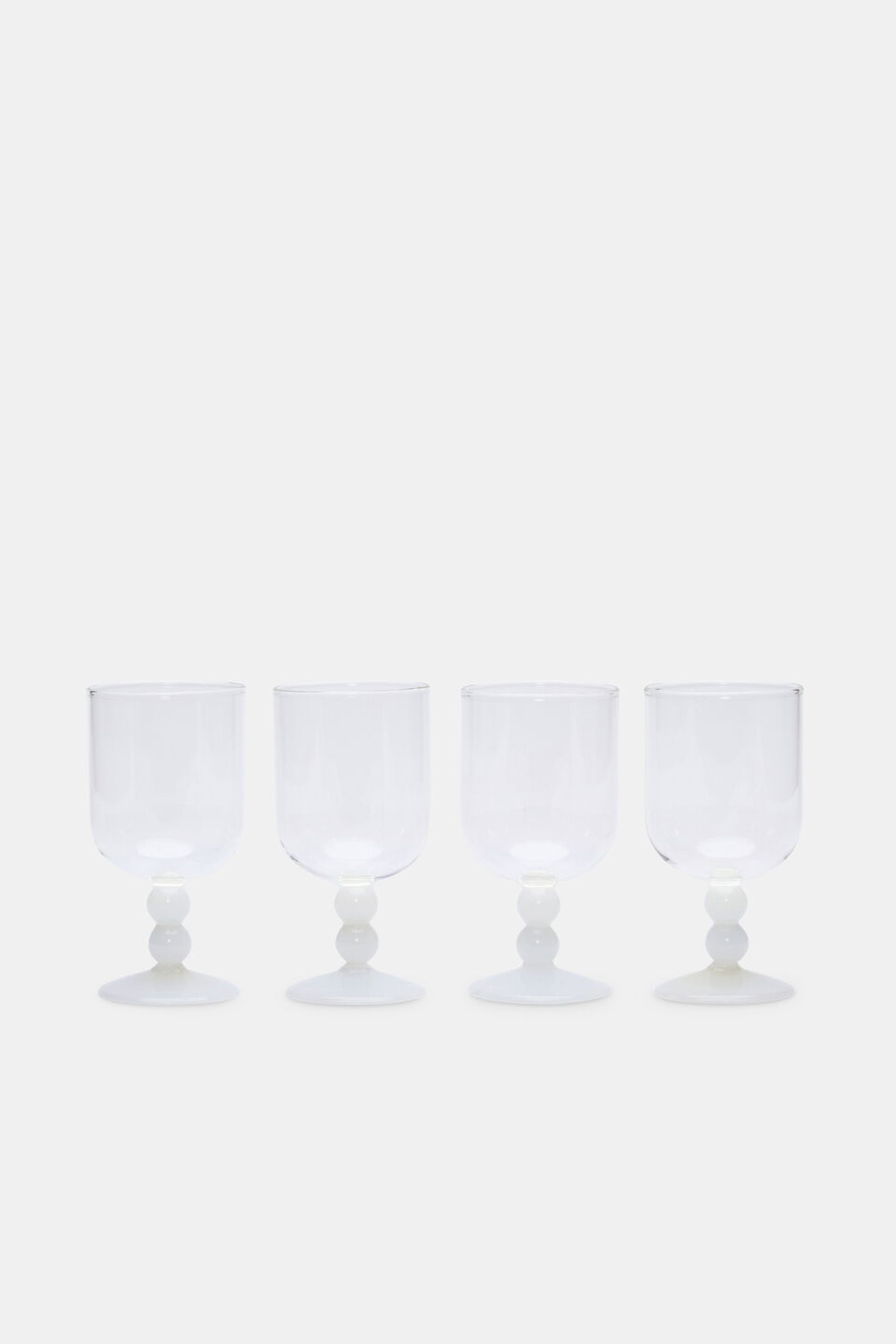 Aurora Wine Glass Set of 4  White