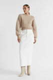 Denim Maxi Skirt  Cloud Cream  hi-res