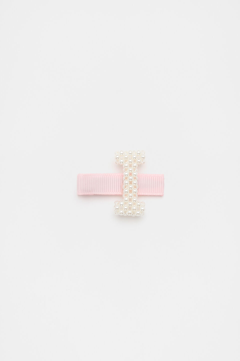 Initial Pearl Duck Clip  I