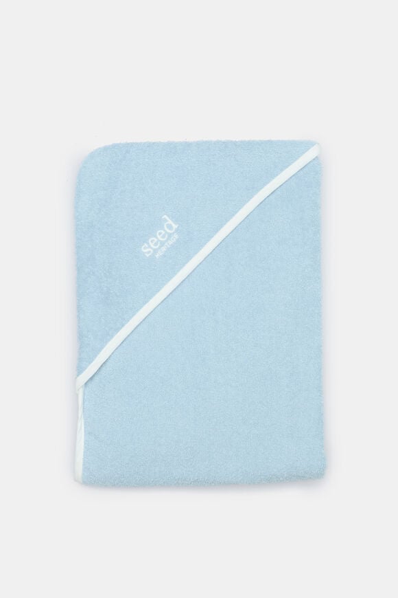 Logo Snuggle Towel  Powder Blue  hi-res