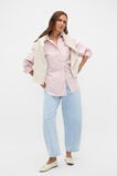 Cotton Relaxed Shirt  Pale Blossom Stripe  hi-res