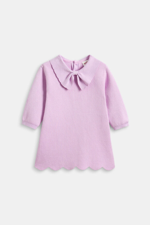 Bow Knit Dress  Orchid  hi-res