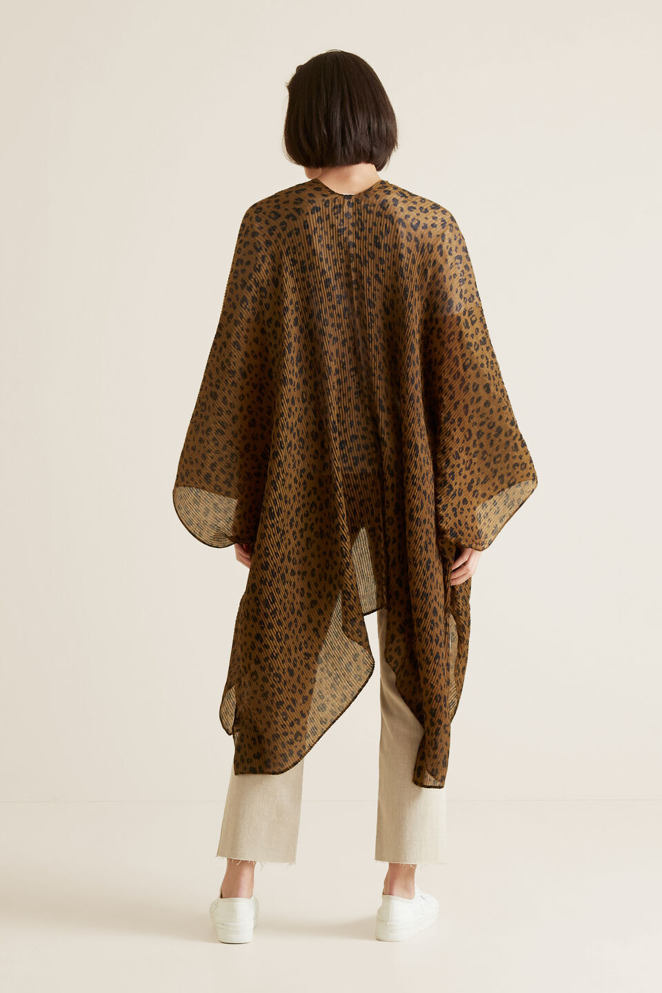 Pleated Summer Poncho  