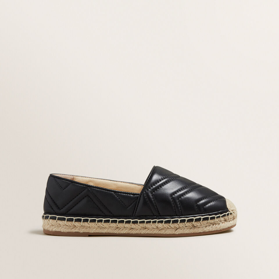 Frida Leather Espadrille  