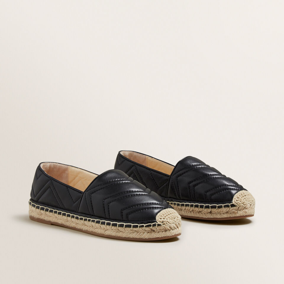 Frida Leather Espadrille  