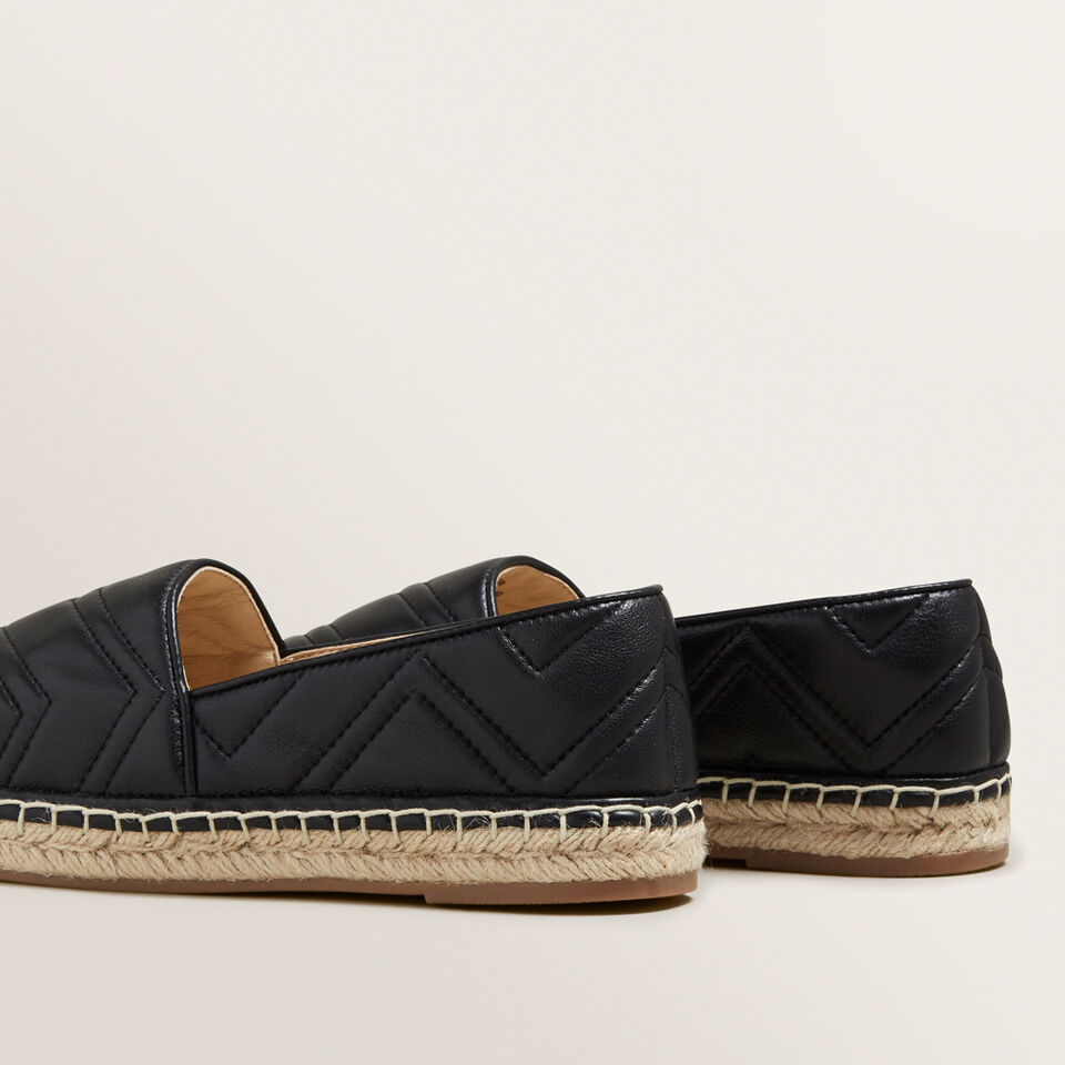 Frida Leather Espadrille  