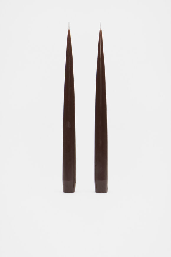 Ivy Candle Set of 2  Dark Espresso  hi-res