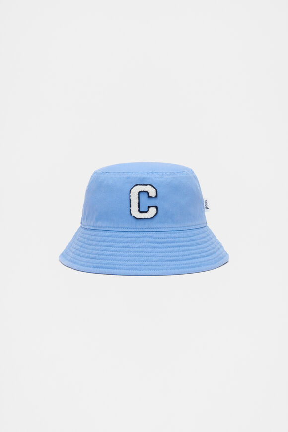 Blue Initial Bucket Hat  C  hi-res