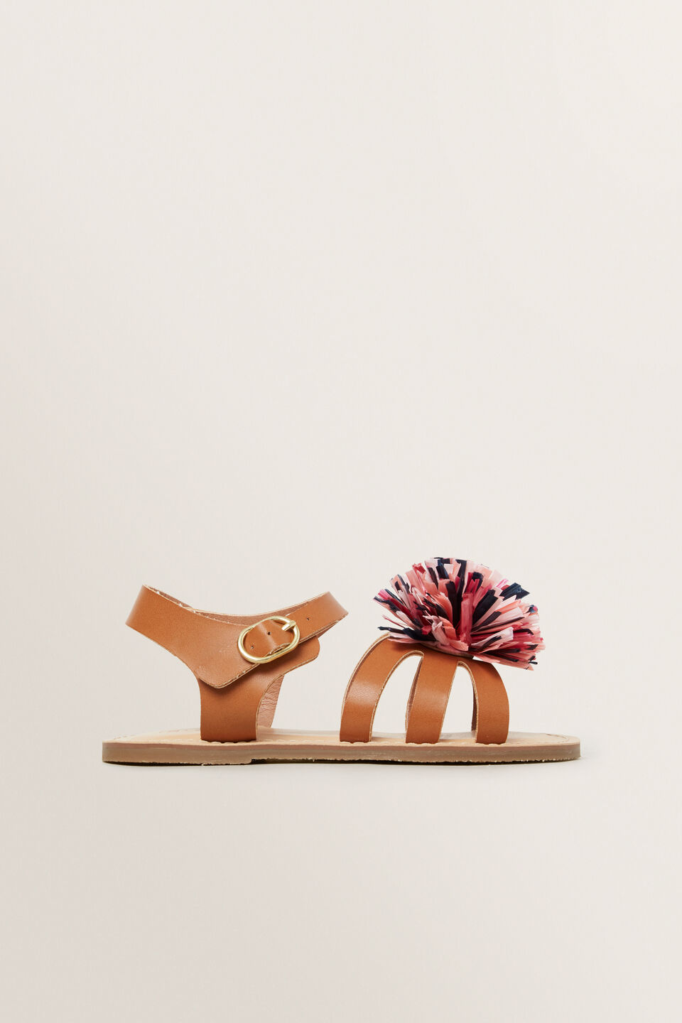 Rainbow Pom Pom Sandal  