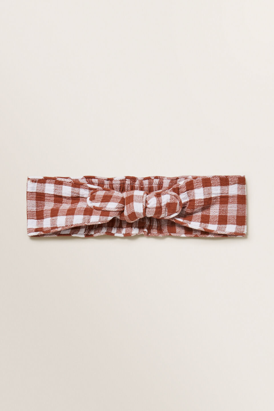 Gingham Woven Headband  