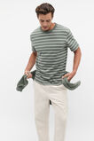 Crew Stripe Tee  Light Khaki Stripe  hi-res