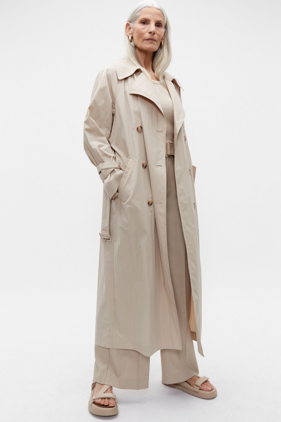 Tailored Utility Suit Pant  Cool Sand