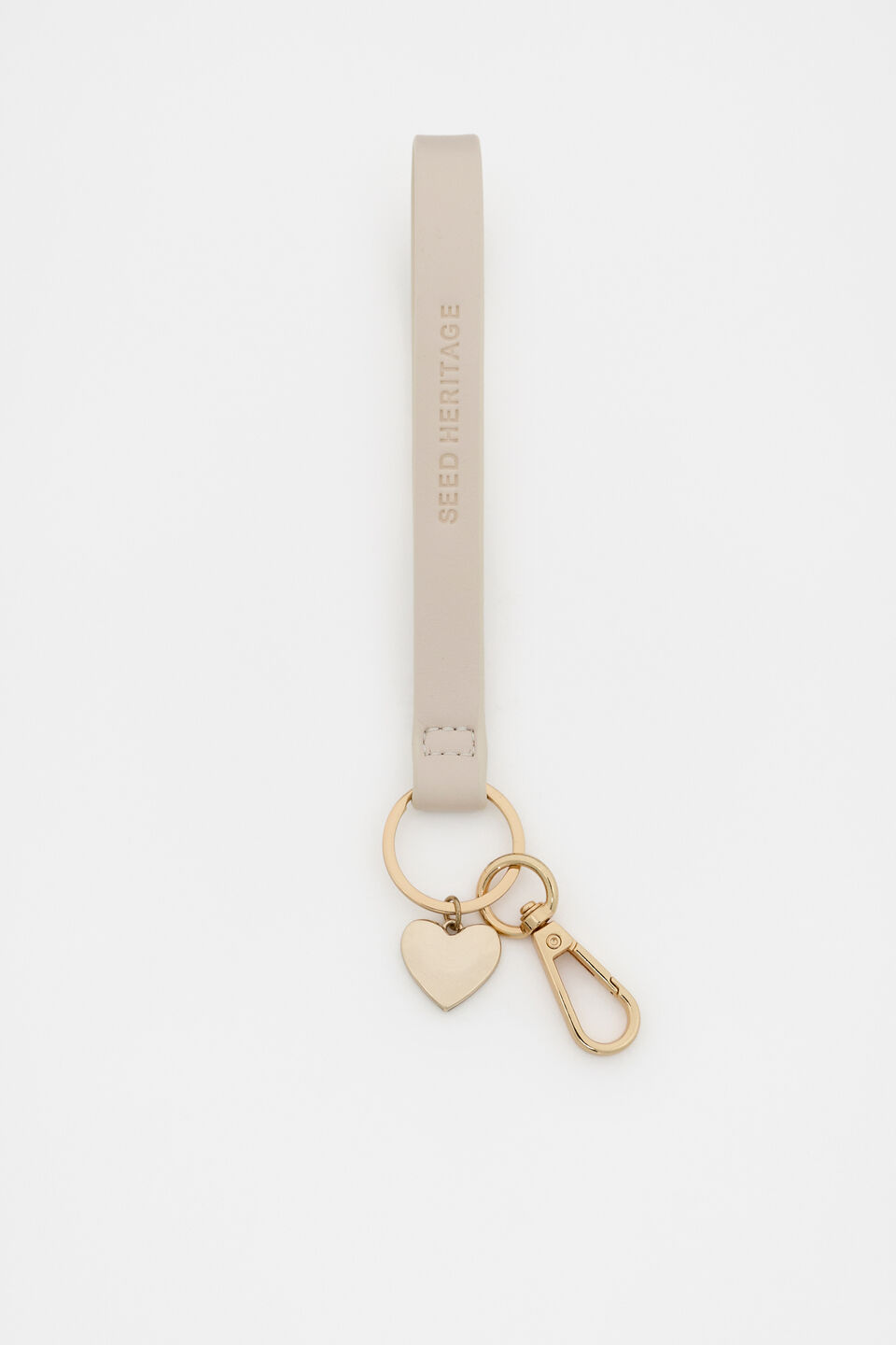 Heart Wrist Strap  Oat