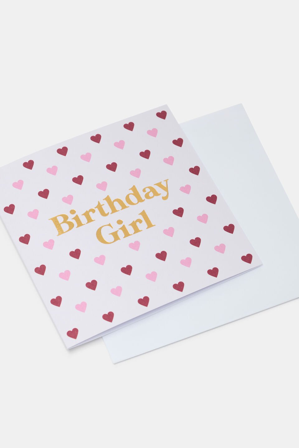 Heart Birthday Girl Card  Multi