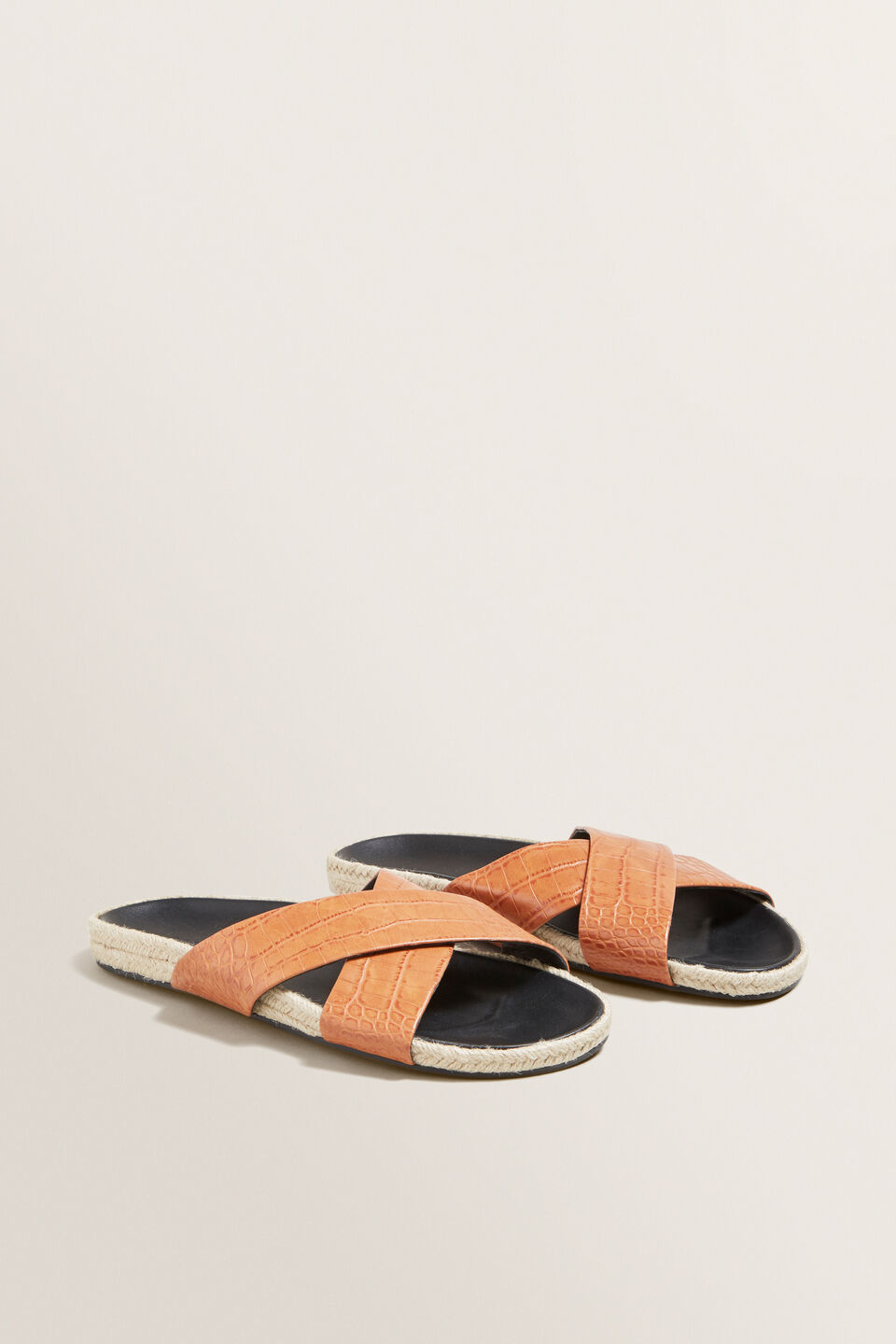 Chloe Cross Over Slides  