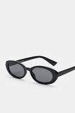 Sadie Oval Sunglasses  Black  hi-res