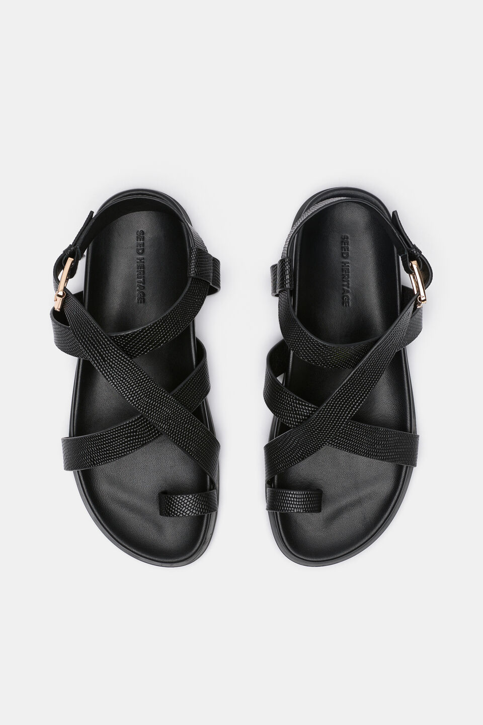 Tori Footbed Sandal  Black