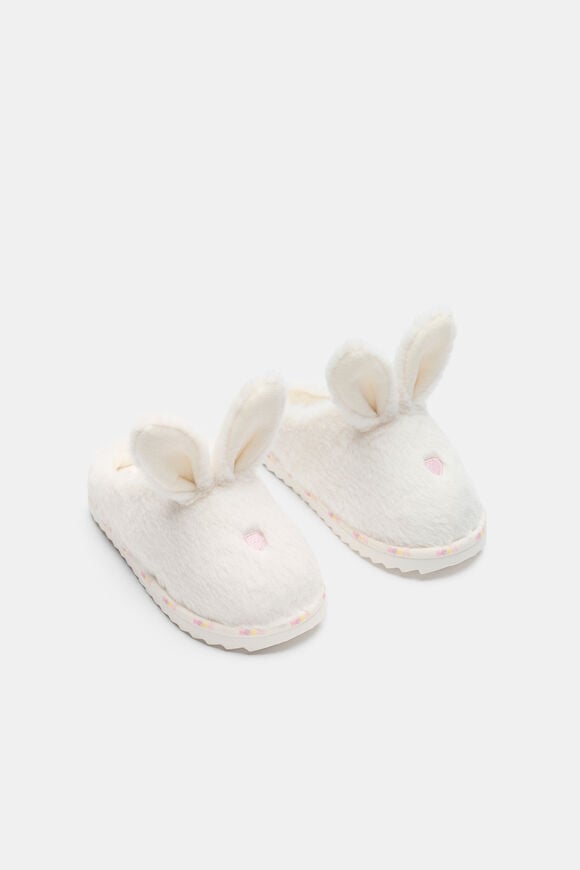 Bunny Mule Slipper  Classic Cream Multi  hi-res
