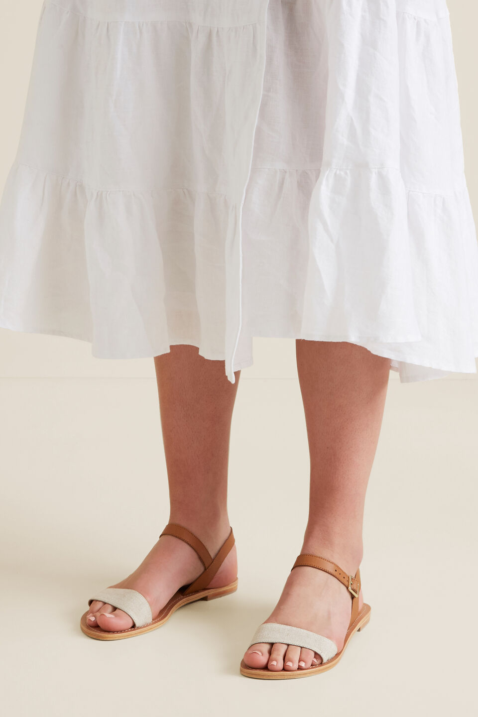 Alana Leather Sandal  