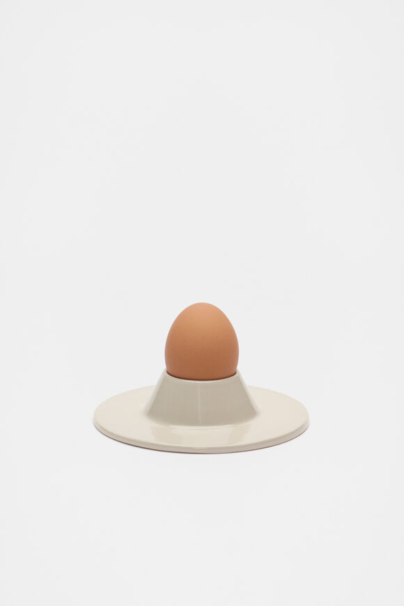 Aamira Egg Cup  Alabaster  hi-res