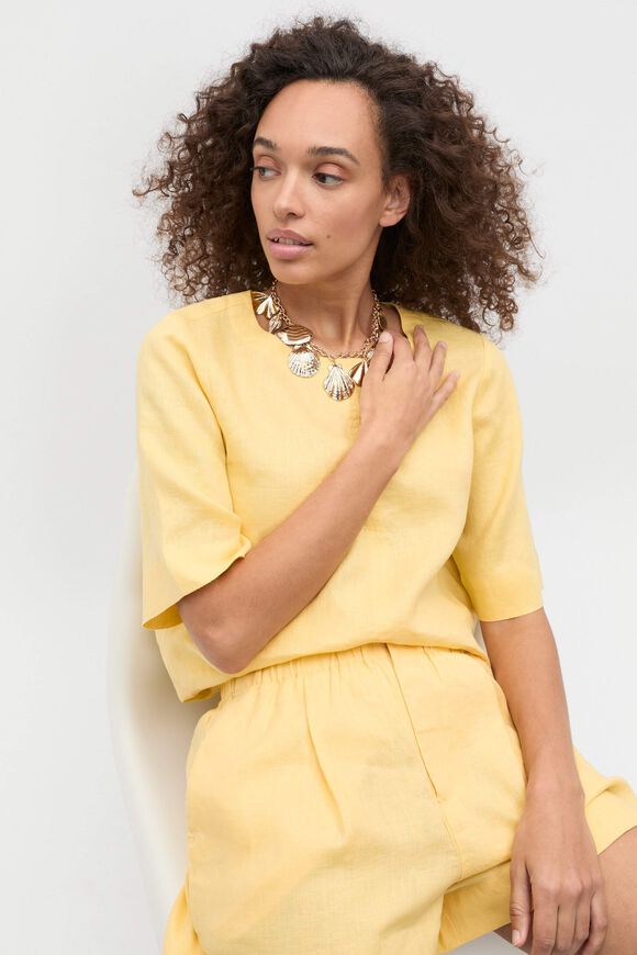 Core Linen Tee  Buttercup  hi-res