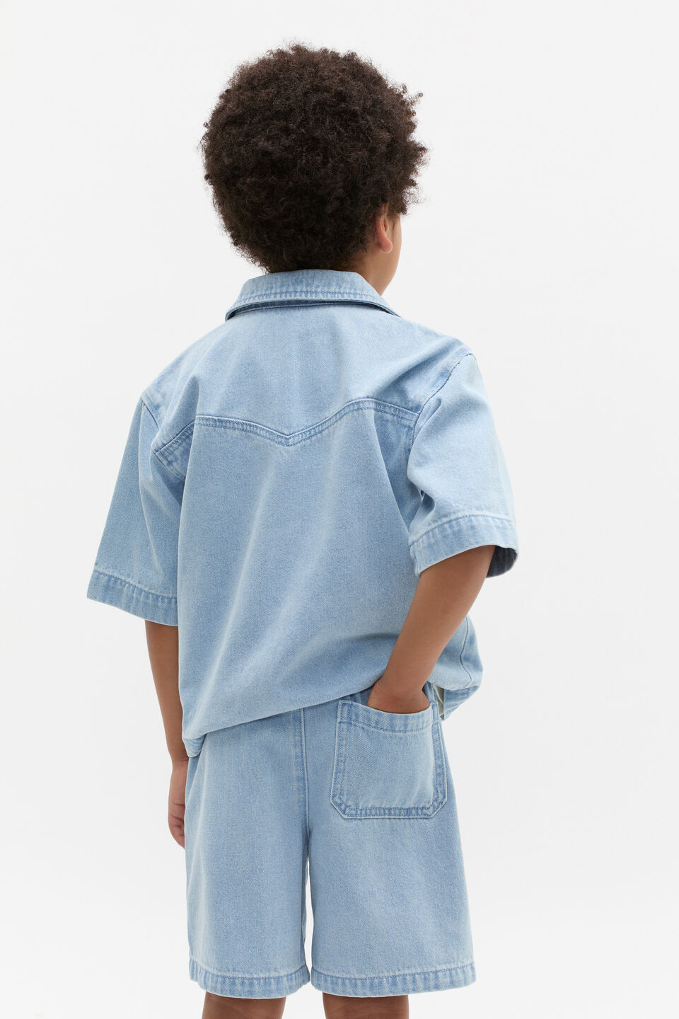 Denim Overshirt  Light Wash