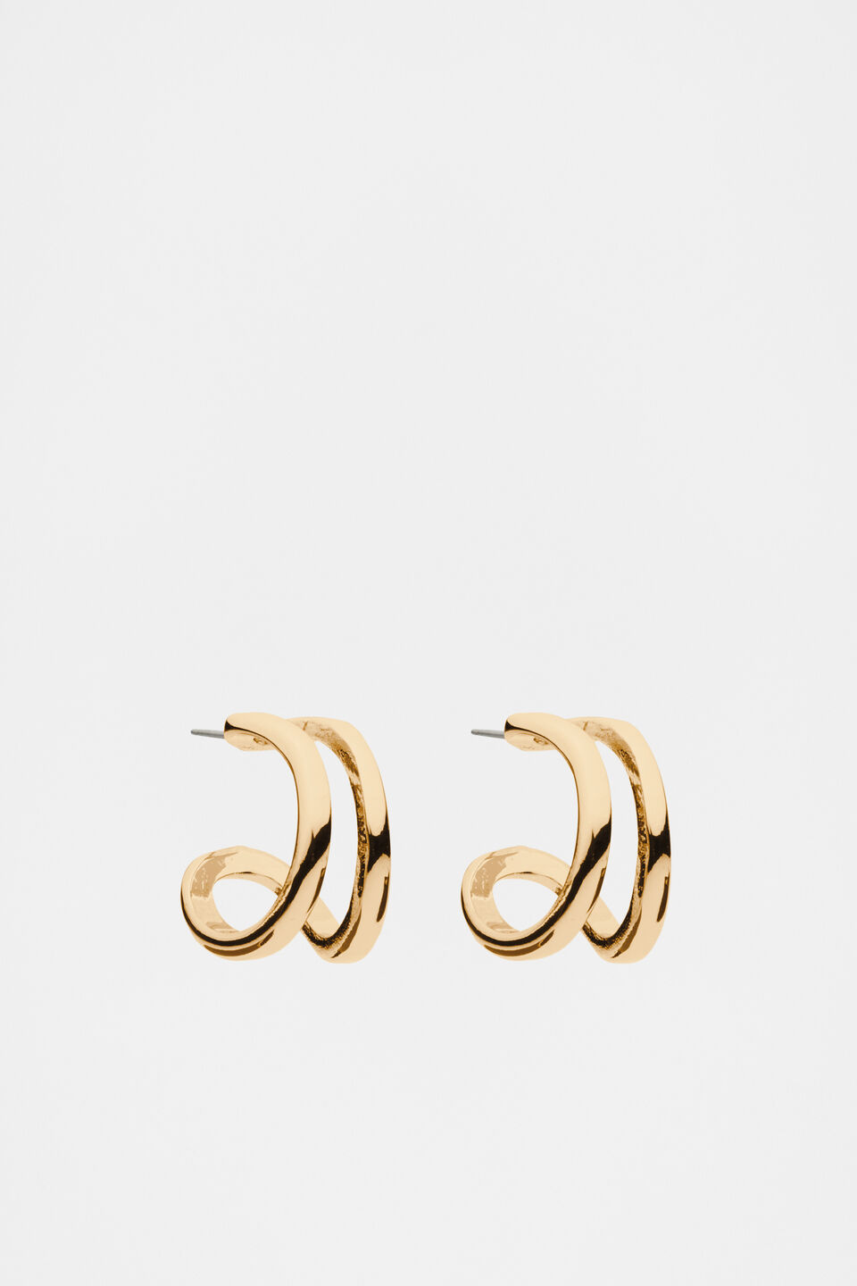 Double Strand Earring  Gold