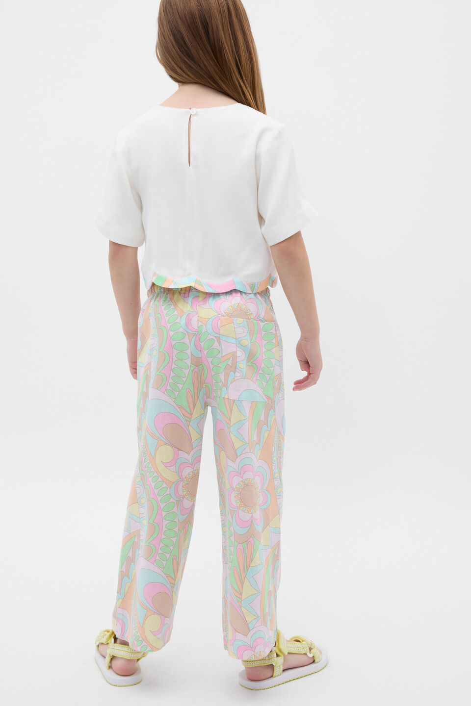 Scallop Spliced Top  Canvas