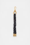 Woven Cord Keyring  Twilight Blue  hi-res
