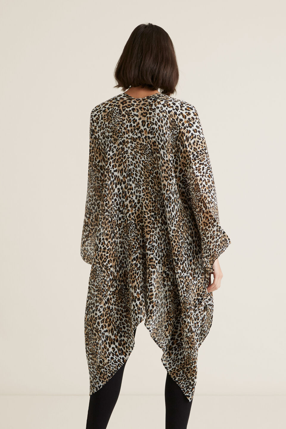 Pleated Summer Poncho  