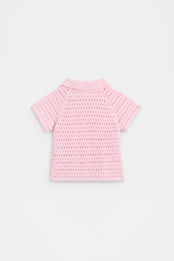 Textured Knit Shirt  Posie  hi-res