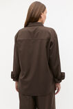 Soft Suiting Utility Shirt  Dark Espresso  hi-res