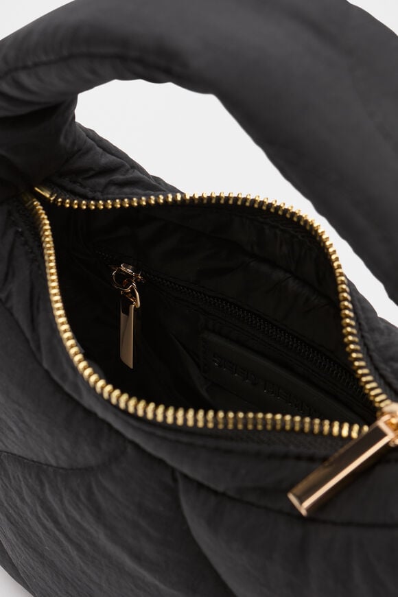 Quilted Mini Bag  Black  hi-res
