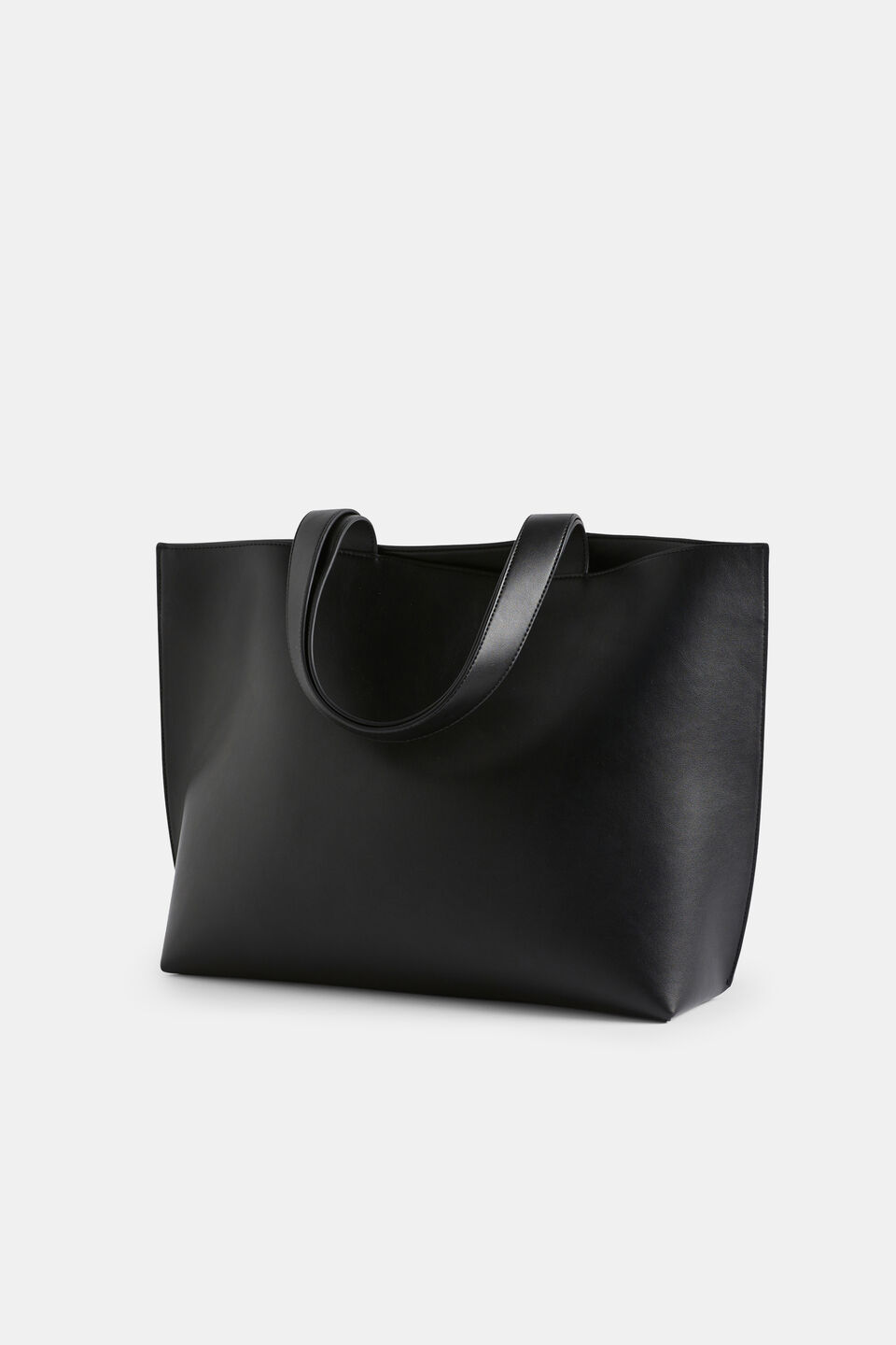 Logo Detail Tote  True Black
