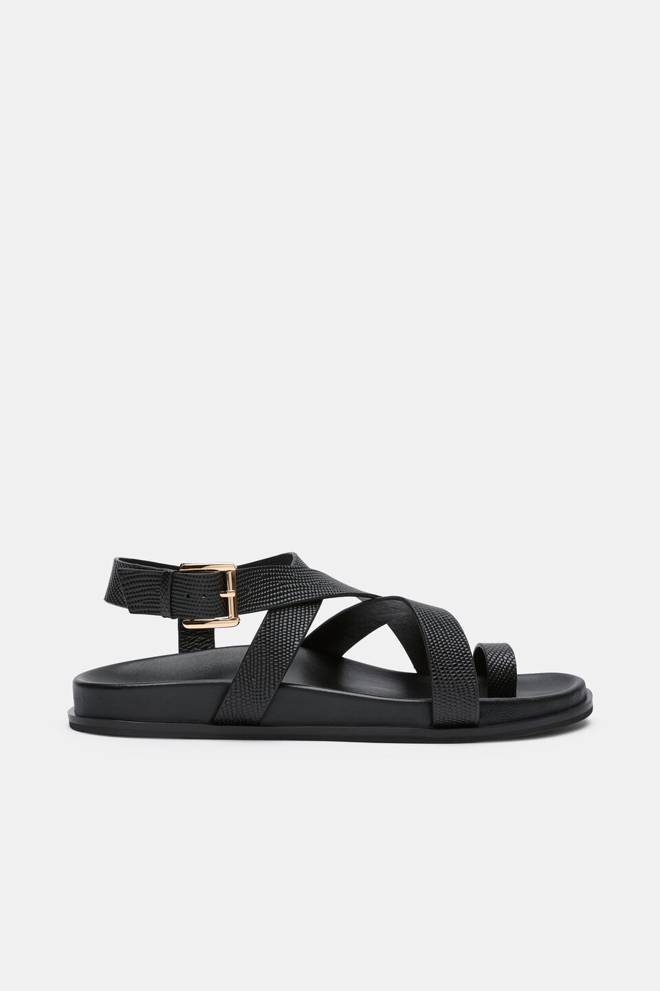 Tori Footbed Sandal  Black