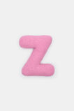Pink Boucle Initial Cushion  Z  hi-res