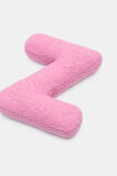Pink Boucle Initial Cushion  Z  hi-res
