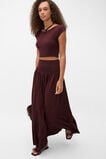 Compact Crepe Knit Top  Plum Red  hi-res
